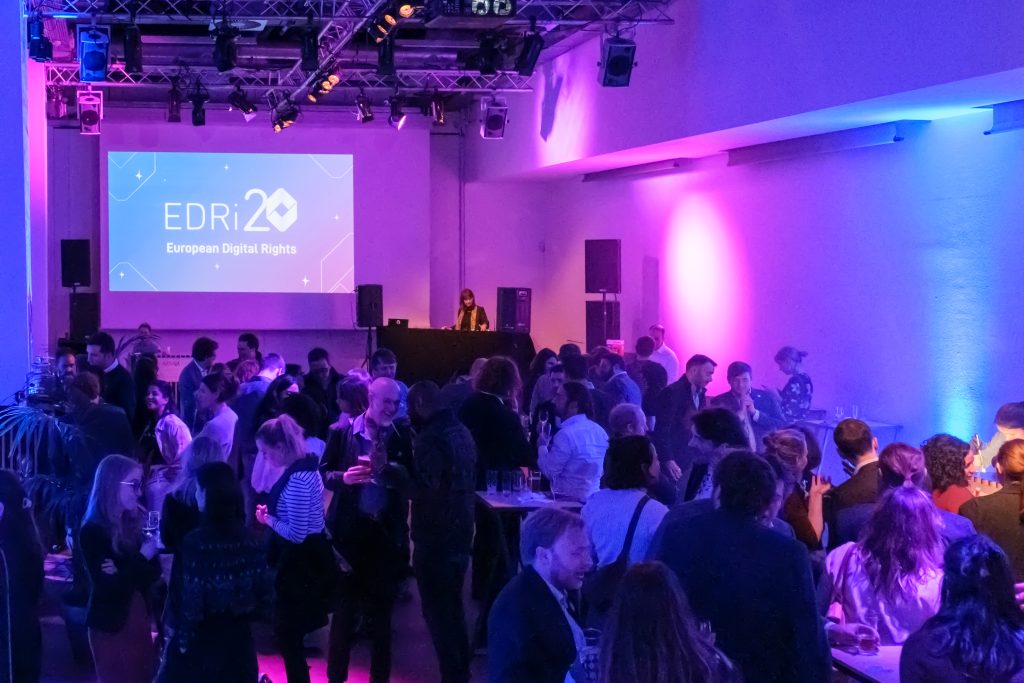EDRI 20th Anniversary party